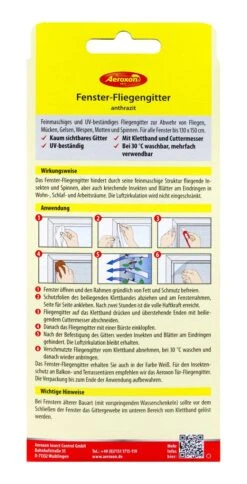 Aeroxon Fenster Fliegengitter 6 Aeroxon Fenster Fliegengitter -Bio Garten Aeroxon20Fenster20Fliegengitter 41708 H01