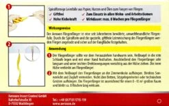 Aeroxon Fliegenfänger - 4 Stück -Bio Garten Aeroxon20Fliegenfaenger 41330 H01