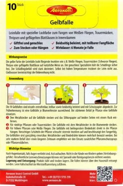 Bio Garten -Bio Garten Aeroxon20Gelbfalle 34558 H01