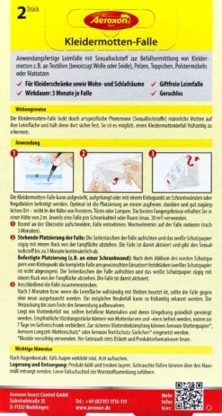 Bio Garten -Bio Garten Aeroxon20Kleidermotten20Falle 35727 H01