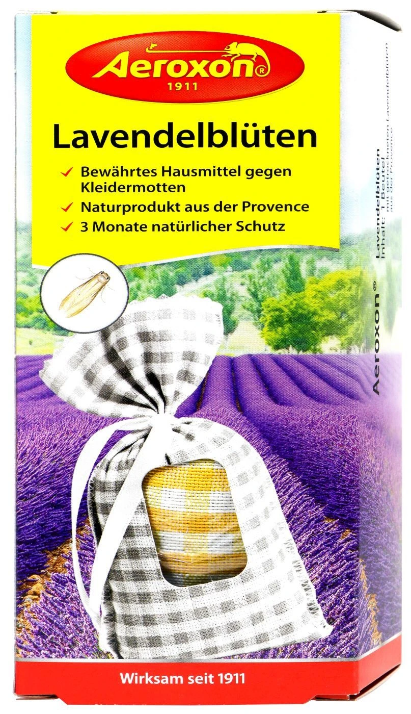 Aeroxon Lavendelblüten-Beutel Gegen Motten 1 Aeroxon Lavendelblüten-Beutel Gegen Motten