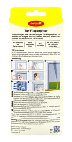 Aeroxon Tür-Fliegengitter - 2 Stück -Bio Garten Aeroxon20Tuer20Fliegengitter 35560 H01