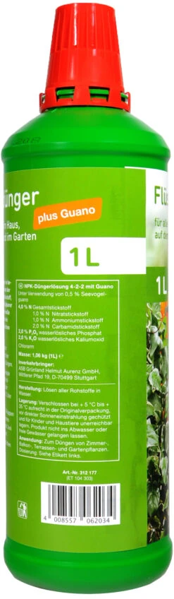 Blumendünger Mit Guano - 1 L -Bio Garten Blumenduenger20mit20Guano2035112 H02