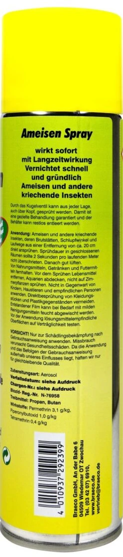 Braeco Ameisenspray - 0,4 L -Bio Garten Braeco20Ameisen20Spray 35445 H01