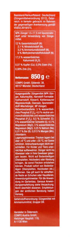 COMPO BIO Tomaten Langzeit-Dünger Mit Schafwolle - 0,85 Kg -Bio Garten COMPO20BIO20Tomaten20Langzeit Duenger20mit20Schafwolle 34215 R01