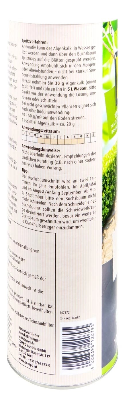 Compo Algenkalk Für Buchsbäume - 1 Kg 3 Compo Algenkalk Für Buchsbäume - 1 Kg – Bild 3