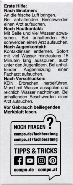 Compo Bi 58 N Insektizid - 30 Ml -Bio Garten Compo20Bi205820N 31801 L01