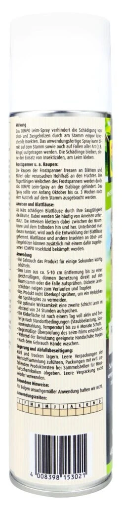Compo Raupen Und Ameisen Leim-Spray - 400 Ml 5 Compo Raupen Und Ameisen Leim-Spray - 400 Ml -Bio Garten Compo20Bio20Leim20Spray 31318 H02