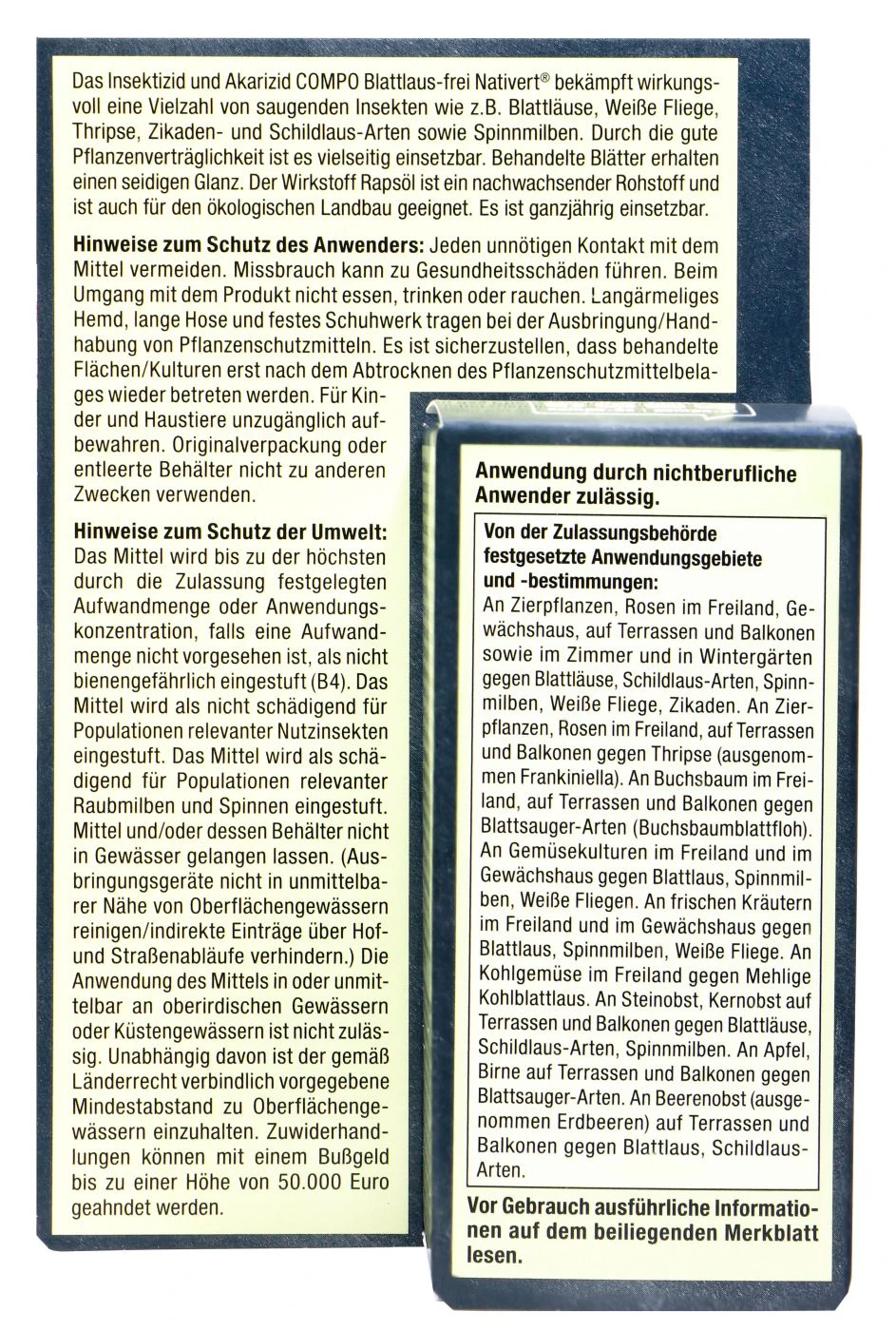 Compo Bio Nativert Blattlaus-Frei - 9 Ml 3 Compo Bio Nativert Blattlaus-Frei - 9 Ml – Bild 3
