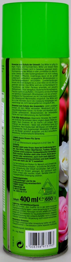 Compo Duaxo Rosen-Pilz-Spray - 400 Ml -Bio Garten Compo20Duaxo20Rosen Pilz frei 31333 H02