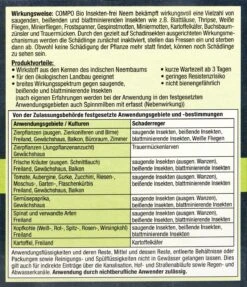 Compo Bio Insekten-frei Neem - 75 Ml -Bio Garten Compo20Insektenfrei20Neem 31226 H01