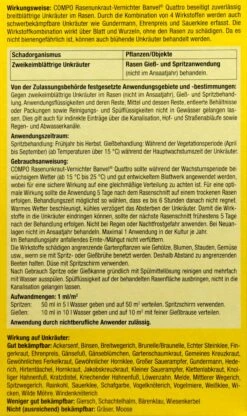 Compo Rasenunkrautvernichter Banvel Quattro - 400 Ml 7 Compo Rasenunkrautvernichter Banvel Quattro - 400 Ml -Bio Garten Compo20Rasenunkrautvernichter20Banvel20Quattro 33430 H01