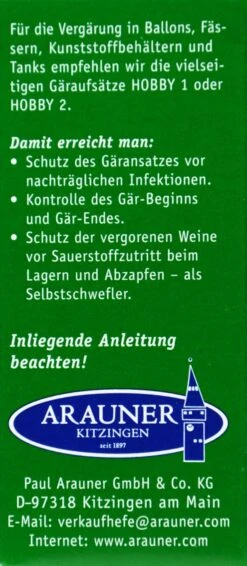 Kitzinger Reinzucht-Hefe Steinberg - 20 Ml -Bio Garten Kitzinger20Reinzuchthefe 15109 H01