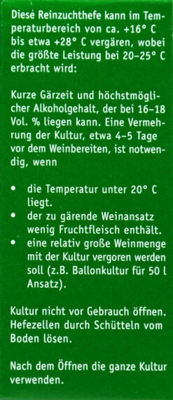 Kitzinger Hefe Liebfraumlich - 20 Ml 7 Kitzinger Hefe Liebfraumlich - 20 Ml -Bio Garten Kitzinger Hefe Liebfraumilch 15117 L01