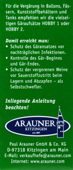 Kitzinger Hefe Tokaj - 20 Ml 7 Kitzinger Hefe Tokaj - 20 Ml -Bio Garten Kitzinger Reinzuchthefe Tokaj 15115 H01