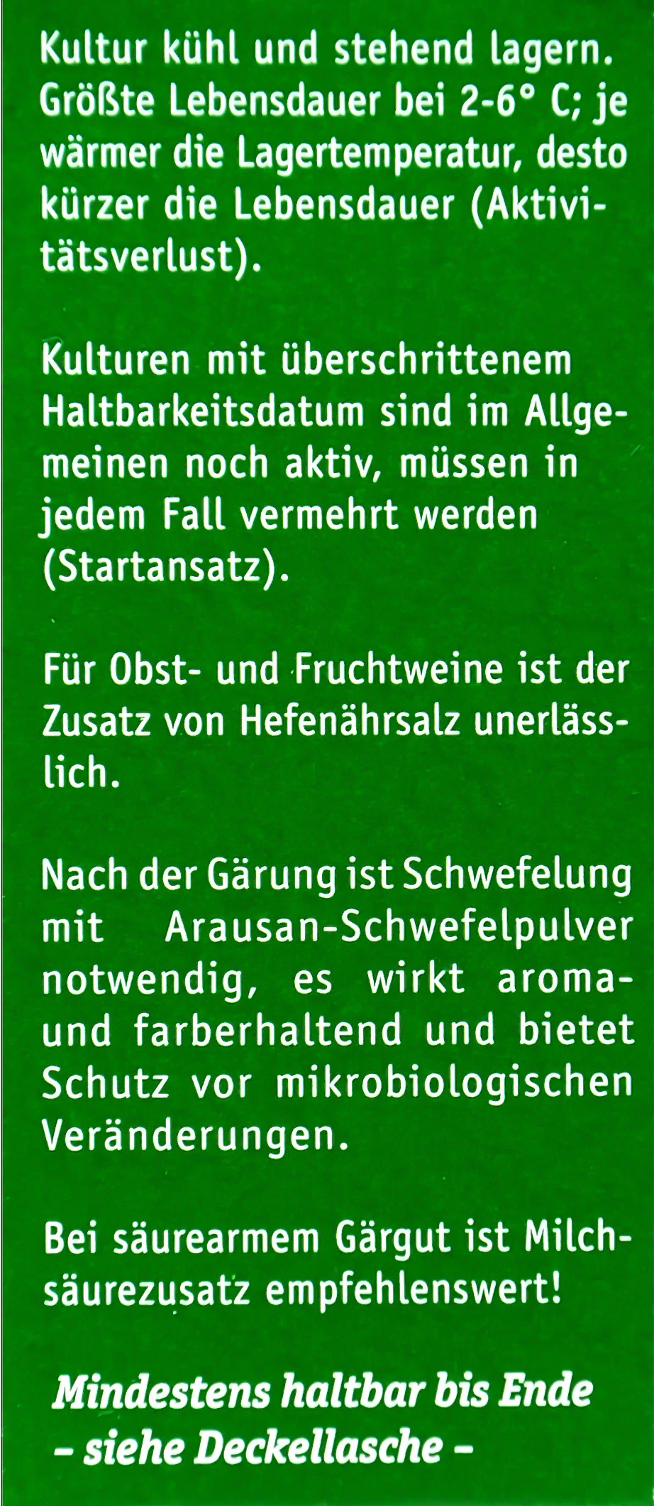 Kitzinger Hefe Tokaj - 20 Ml 2 Kitzinger Hefe Tokaj - 20 Ml – Bild 2