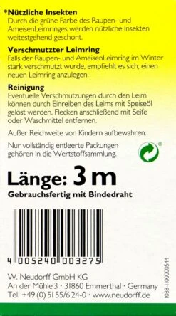 Neudorff Raupen- Und Ameisenleimring - 3 M -Bio Garten Neudorff20Raupen 20und20Ameisenleimring 42106 R01