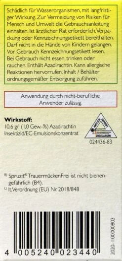 Neudorff Spruzit TrauermückenFrei - 30 Ml -Bio Garten Neudorff20Spruzit20TrauermueckenFrei 33414 L01