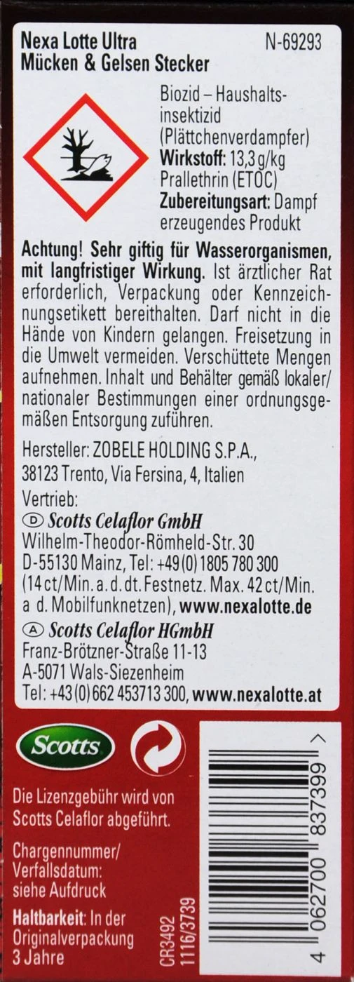 Nexa Lotte Mücken- Und Gelsenstecker Ultra Nachfüllpack - 20 Stück 2 Nexa Lotte Mücken- Und Gelsenstecker Ultra Nachfüllpack - 20 Stück – Bild 2