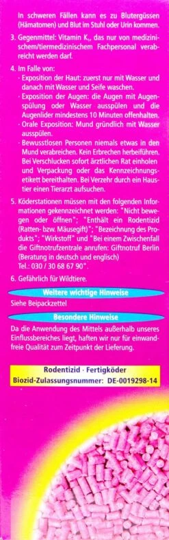 Delicia Ratron Granulat Power-Packs - 0,4 Kg -Bio Garten Ratron20Granulat20Power20Packs 36211 L01