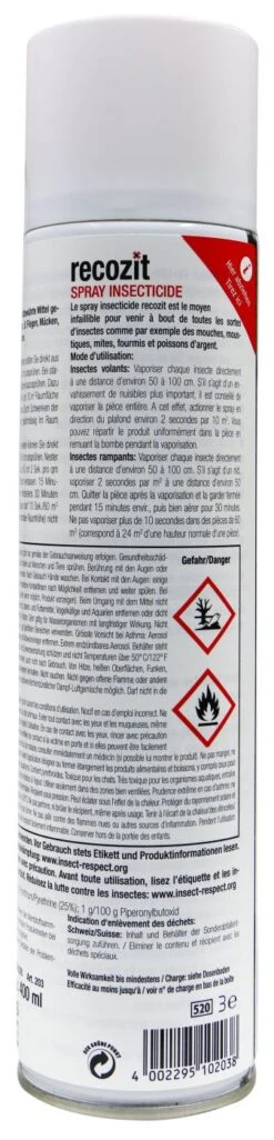 Recozit Insektenspray - 0,4 L -Bio Garten Recozit20Insekten20Spray 37262 H02