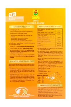 Compo Garten Langzeit-Dünger - 2 Kg -Bio Garten compo20Langzeitduenger 31240 H01