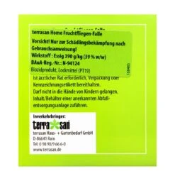Terrasan Fruchtfliegen-Falle -Bio Garten terrasan20Fruchtfliegen Falle 34430 H01