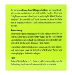 Terrasan Fruchtfliegen-Falle -Bio Garten terrasan20Fruchtfliegen Falle 34430 R01
